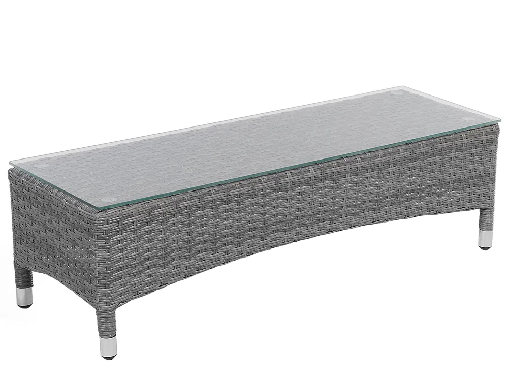 Outdoor bed SYLT LUX Synthetic rattan Gray - Image 6