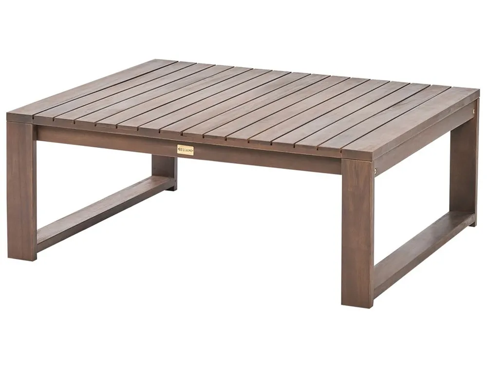 TIMOR 4-seater corner garden set, right-hand modular, certified acacia wood - Image 7